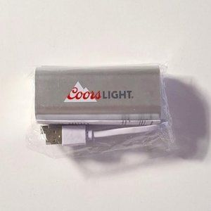 Coors light External 2000mAh Power Bank Portable - NEW